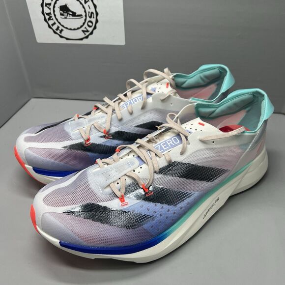 Adidas ADIZERO ADIOS PRO 3 Running Shoes Aurora Ink/Flash Aqua IE6237 Men Sz 14 main image 5